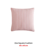 NNEDSZ Platinum Collection Frankie Blush Square Filled Cushion 45 x 45cm