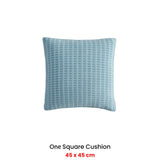 NNEDSZ Platinum Collection Frankie Turquoise Square Filled Cushion 45 x 45cm