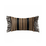 NNEDSZ Davinci Massimo Black Oblong Filled Cushion 30 x 50cm