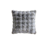 NNEDSZ Platinum Collection Rabbit Fur Super Soft Square Cushion 50 x 50cm