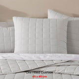 NNEDSZ Rhodes Silver Square Filled Cushion 45 x 45cm