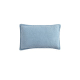 NNEDSZ Private Collection Urban Steel 100% Cotton Waffle Oblong Filled Cushion