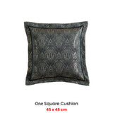 NNEDSZ Davinci Valencia Emerald Square Filled Cushion 45 x 45cm