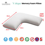 NNEDSZ V Tri Shaped Boomerang Memory Foam Pillow