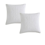 NNEDSZ Private Collection Pair of Aerin Ivory 100% Cotton European Pillowcases