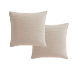 NNEDSZ Platinum Collection Pair of Ariel Stone European Pillowcases 65 x 65cm
