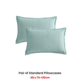 NNEDSZ Platinum Collection Pair of Ascot Surf Standard Pillowcases 48 x 73 + 20cm