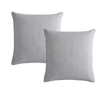 NNEDSZ Platinum Collection Pair of Balmoral Ash European Pillowcases 65 x 65cm