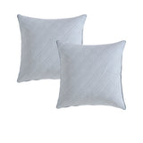 NNEDSZ Pair of Beach House Blue European Pillowcases 65 x 65cm