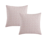 NNEDSZ Platinum Collection Pair of Bodhi Pink European Pillowcases 65 x 65cm