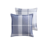 NNEDSZ Private Collection Pair of Cannon White 100% Cotton Waffle European Pillowcases