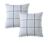 NNEDSZ Pair of Charlie Black European Pillowcases 65 x 65cm