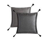NNEDSZ Davinci Pair of Emerson Granite European Pillowcases 65 x 65cm