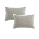 NNEDSZ Pair of Essex Olive Standard Pillowcases 48 x 73 + 20cm