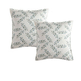 NNEDSZ Pair of Floriana Ivory European Pillowcases 65 x 65cm