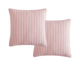 NNEDSZ Platinum Collection Pair of Frankie Blush European Pillowcases 65 x 65cm