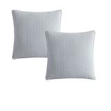 NNEDSZ Platinum Collection Pair of Frankie Sage European Pillowcases 65 x 65cm
