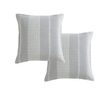 NNEDSZ Platinum Collection Pair of Hurley Charcoal European Pillowcases 65 x 65cm