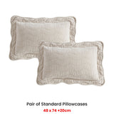 NNEDSZ Private Collection Pair of Indiana Stone Standard Pillowcases 48 x 74 +20cm