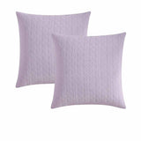 NNEDSZ Platinum Collection Pair of Kayo Lilac European Pillowcases 65 x 65cm