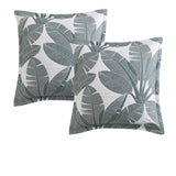 NNEDSZ Platinum Collection Pair of Lagos Olive European Pillowcases 65 x 65cm