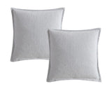 NNEDSZ Platinum Collection Pair of Leo Dove European Pillowcases 65 x 65cm