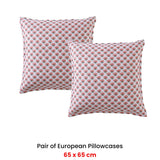 NNEDSZ Logan and Mason Pair of Lumiere Multi European Pillowcases 65 x 65cm