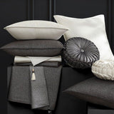 NNEDSZ Davinci Octavia Granite Pair of European Pillowcases 65 x 65 cm