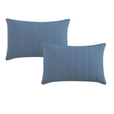 NNEDSZ Pair of Rhodes Steel Standard Pillowcases 48 x 73 + 20cm