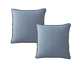 NNEDSZ Pair of Yarmouth Blue European Pillowcases 65 x 65cm