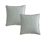 NNEDSZ Pair of Yarmouth Sage European Pillowcases 65 x 65cm