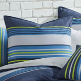 NNEDSZ Pair of Zayn Blue European Pillowcases 65 x 65cm