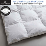 NNEDSZ 75% Feather 25% Duck Down Premium Quality Quilt Queen