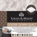 NNEDSZ 80% White Goose Down 20% Feather Premium Quality Quilt King