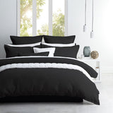 NNEDSZ Platinum Collection Ascot Granite Waffle Quilt Cover Set Double