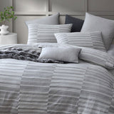 NNEDSZ Platinum Collection Balmoral Ash 100% Cotton Quilt Cover Set King