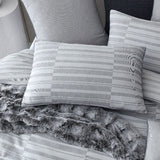 NNEDSZ Platinum Collection Balmoral Ash 100% Cotton Quilt Cover Set Super King