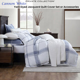 NNEDSZ Private Collection Cannon White 100% Cotton Waffle Quilt Cover Set King