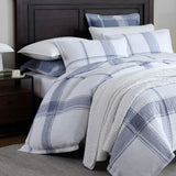 NNEDSZ Private Collection Cannon White 100% Cotton Waffle Quilt Cover Set King