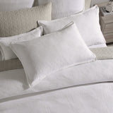 NNEDSZ Platinum Collection Caspian White Cotton Matelasse Quilt Cover Set Super King