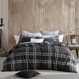 NNEDSZ Charlie Black Quilt Cover Set Queen