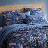 NNEDSZ Elio Blue 250TC 100% Cotton Sateen Quilt Cover Set Queen
