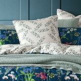 NNEDSZ Floriana Teal 250TC 100% Cotton Sateen Quilt Cover Set Super King