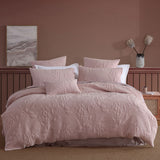 NNEDSZ Platinum Collection Flourish Rose 100% Cotton Textured Quilt Cover Set King