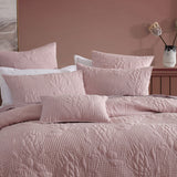 NNEDSZ Platinum Collection Flourish Rose 100% Cotton Textured Quilt Cover Set King