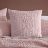 NNEDSZ Platinum Collection Flourish Rose 100% Cotton Textured Quilt Cover Set Queen