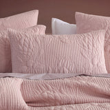 NNEDSZ Platinum Collection Flourish Rose 100% Cotton Textured Quilt Cover Set Super King