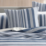 NNEDSZ Platinum Collection Hunter Indigo 100% Cotton Seersucker Quilt Cover Set King