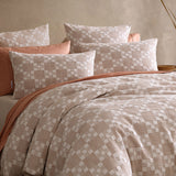 NNEDSZ Platinum Collection Indi Stone Cotton Jacquard Quilt Cover Set King