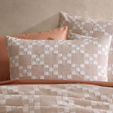 NNEDSZ Platinum Collection Indi Stone Cotton Jacquard Quilt Cover Set Queen